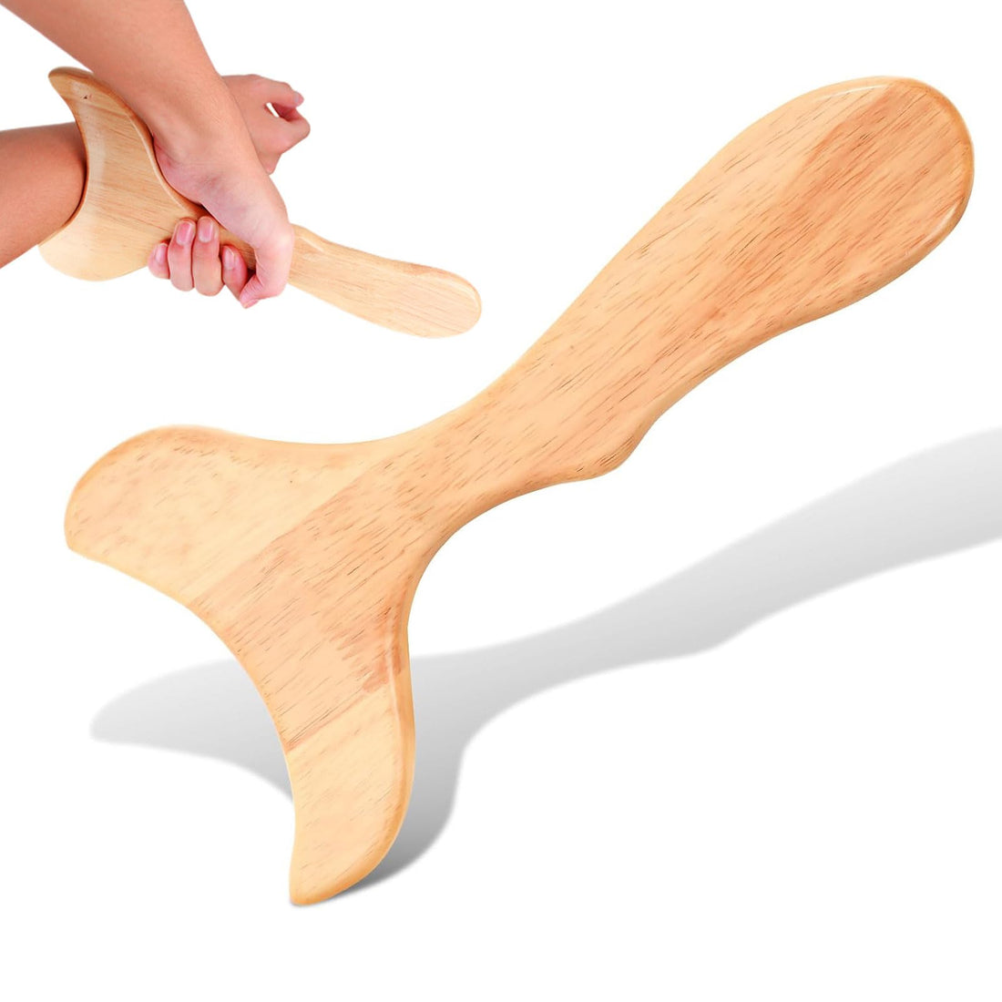 Lymphatic Drainage Massager,Body Gua Sha for Cellulite and Toning,Wood Therapy Massage Tools,Anti Cellulite Wooden Massage Tool, Lymphatic Paddle,Gua Sha for Body Shaping,Lymphatic Drainage