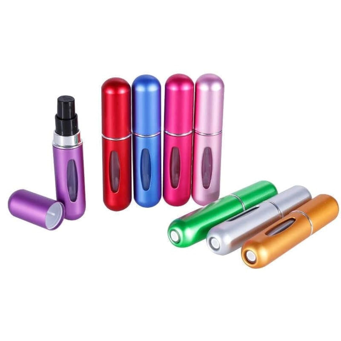 Portable Travel Perfume: Get a Mini Spray Bottle for Men and Women, with Leakproof Case, Perfect Travel Accessories (5ml), for a Unique Aromatic Experience Wherever You Are.- Generic