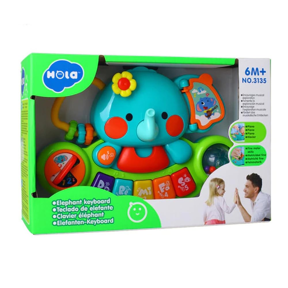 Hola - Elephant Keyboard With Flashing Lights