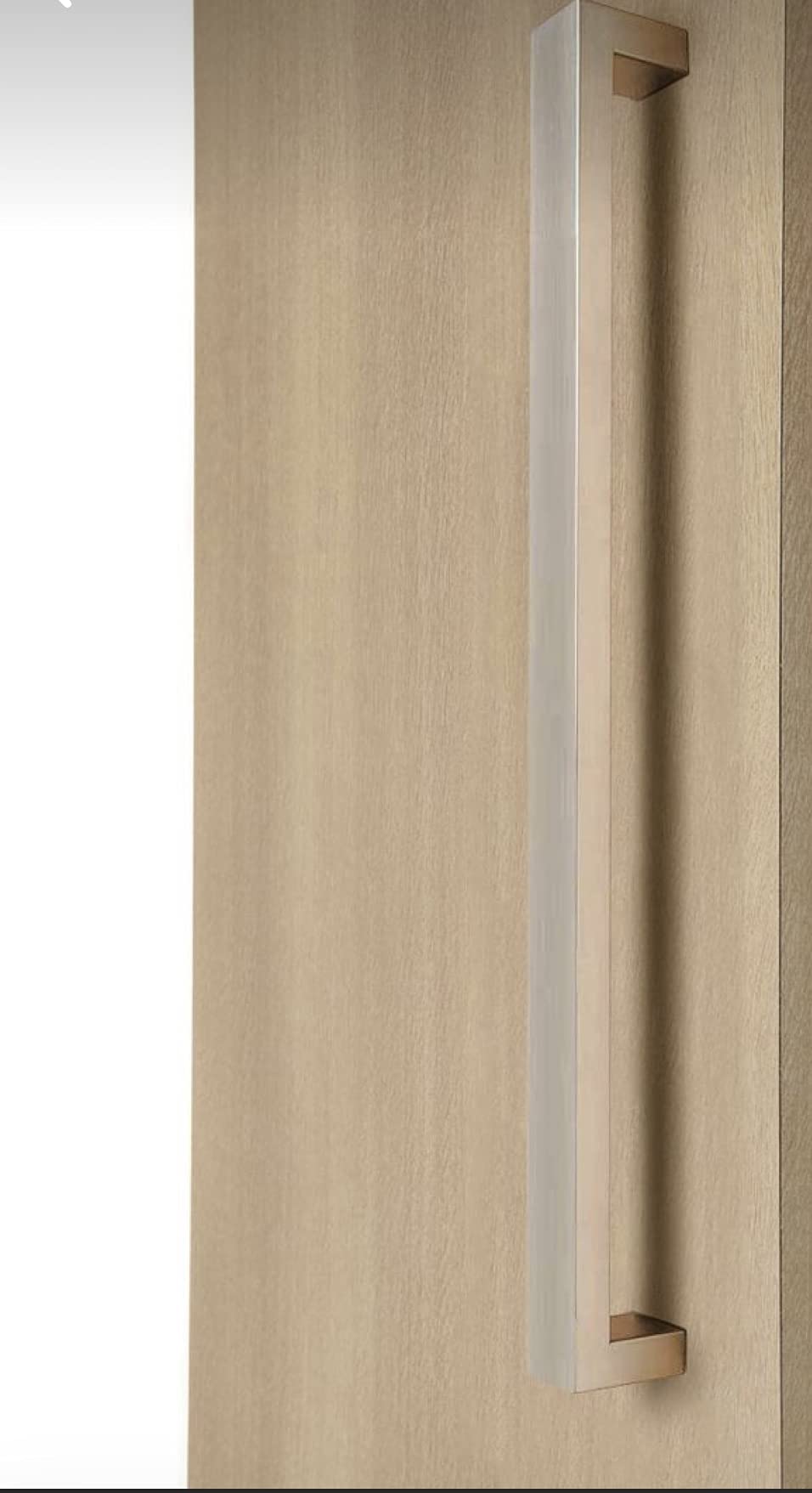 26" Silver Stretched Door Handle Stainless Steel