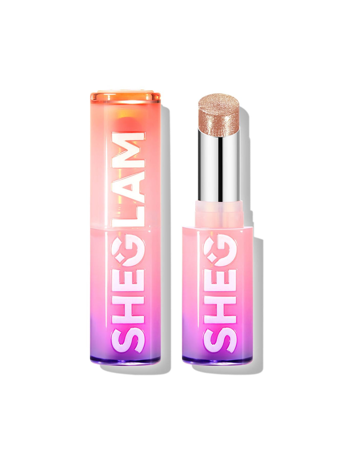 SHEGLAM Mirror Kiss High-Shine Lipstick Silky Jelly Texture Hydrated&Smooth Lip Gloss-Own Your Shine