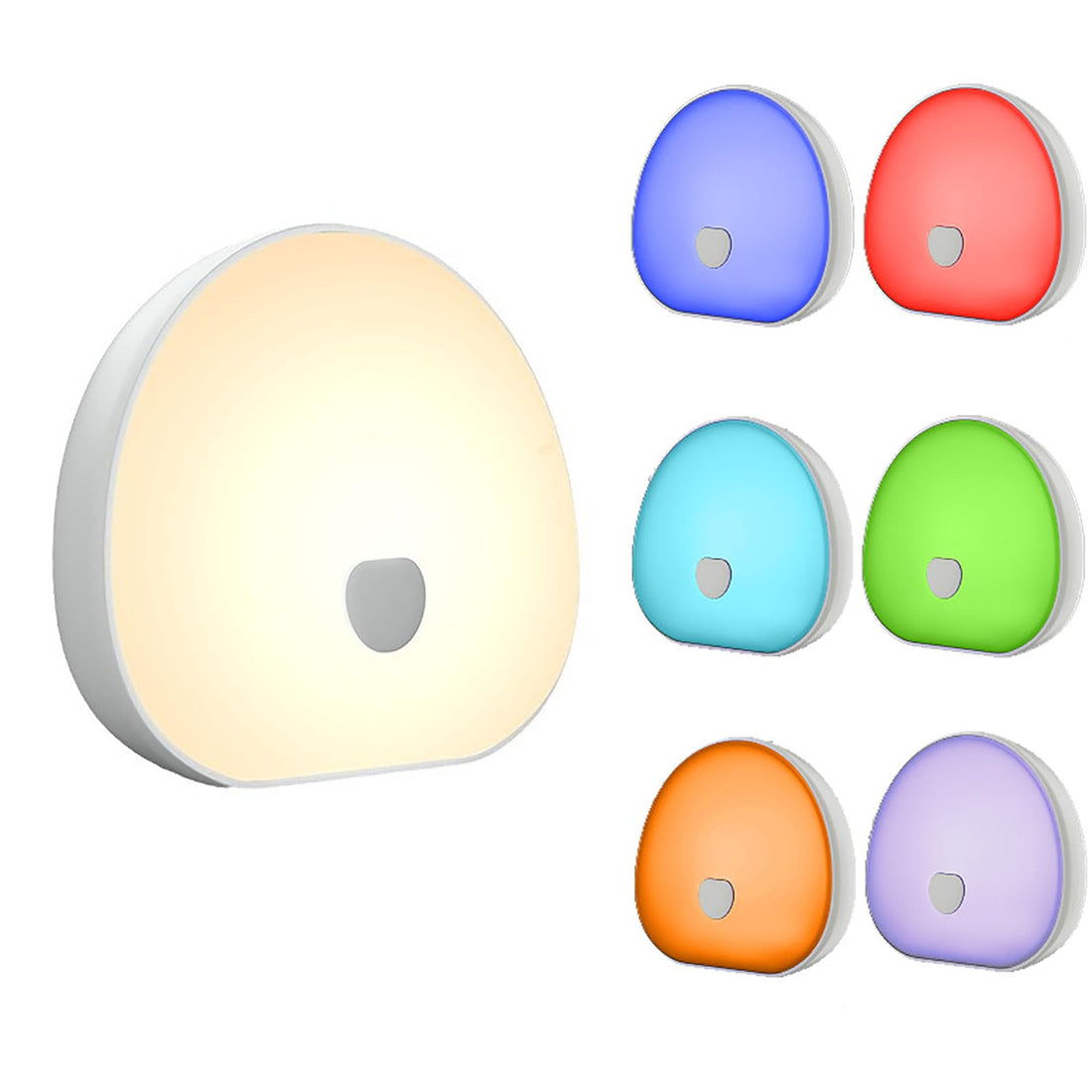 ToolHouse Colorful White Noise Night Lights, Portable Table Lamp, Touch Control LDE Night Lights, 3 Light Modes, 10 Built-in Soothing Nature Sounds for Bedroom and Nursery
