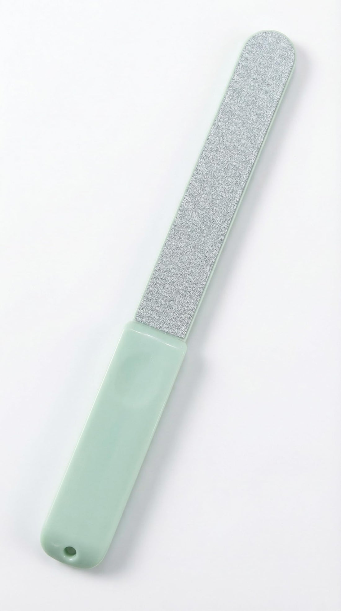Nopatia Professional Metal Nail File, Nail Buffer Shaping Tool with Ergonomic Handle and Durable Design, High Quality Hand File for Personal Care and Manicure (Green)