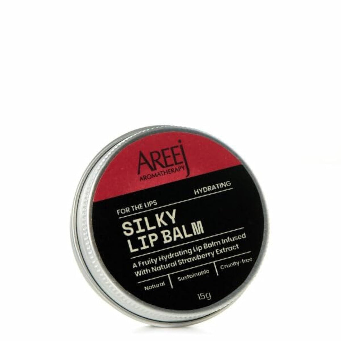 Areej Lip Balm with Strawberry Flavor - 15 gm
