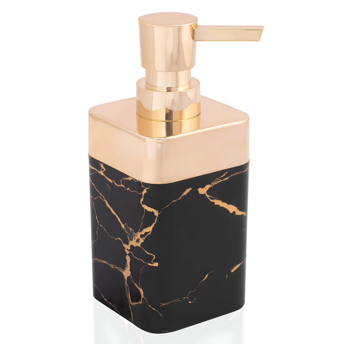 Soap Dispenser-Refillable Liquid Dispenser For Bathroom And Kitchen, Hand Soap, Wash, Shower Gel, Shampoo, Disinfectant With Rust Resistant Pump, Easy Packing And Cleaning (1pc Black)