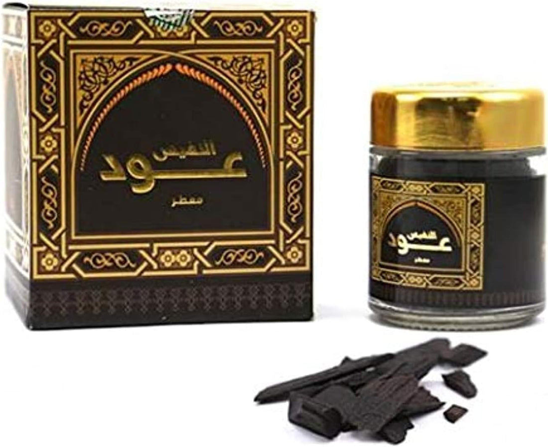 Oud Bakhoor Al Nafees Luxe, Black, Traditional Fragrance, for Home Use