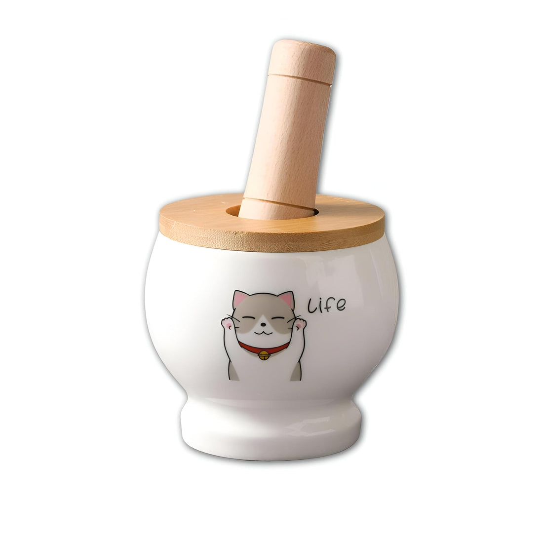 Kitchen Essential - Premium Garlic Crusher and Mortar Set for Fresh Spice Preparation and Flavor Infusion