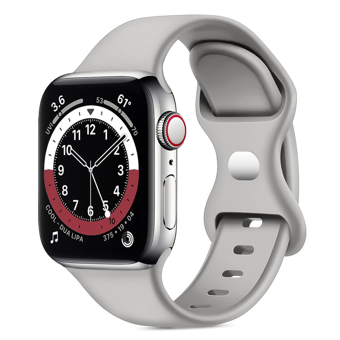 Dl3 Mobilak Bands Compatible with Apple Watch Ultra 49mm 45mm 44mm 42mm 41mm 40mm 38mm, Replacement Soft Silicone Strap for iWatch Ultra/Ultra 2 Series SE SE2 9 8 7 6 5 4 3 2 1