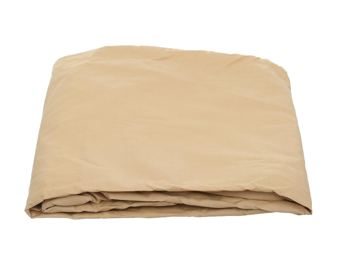 Elastic Luxe Bed Sheet, 100 cm × 200 cm Size, Beige
