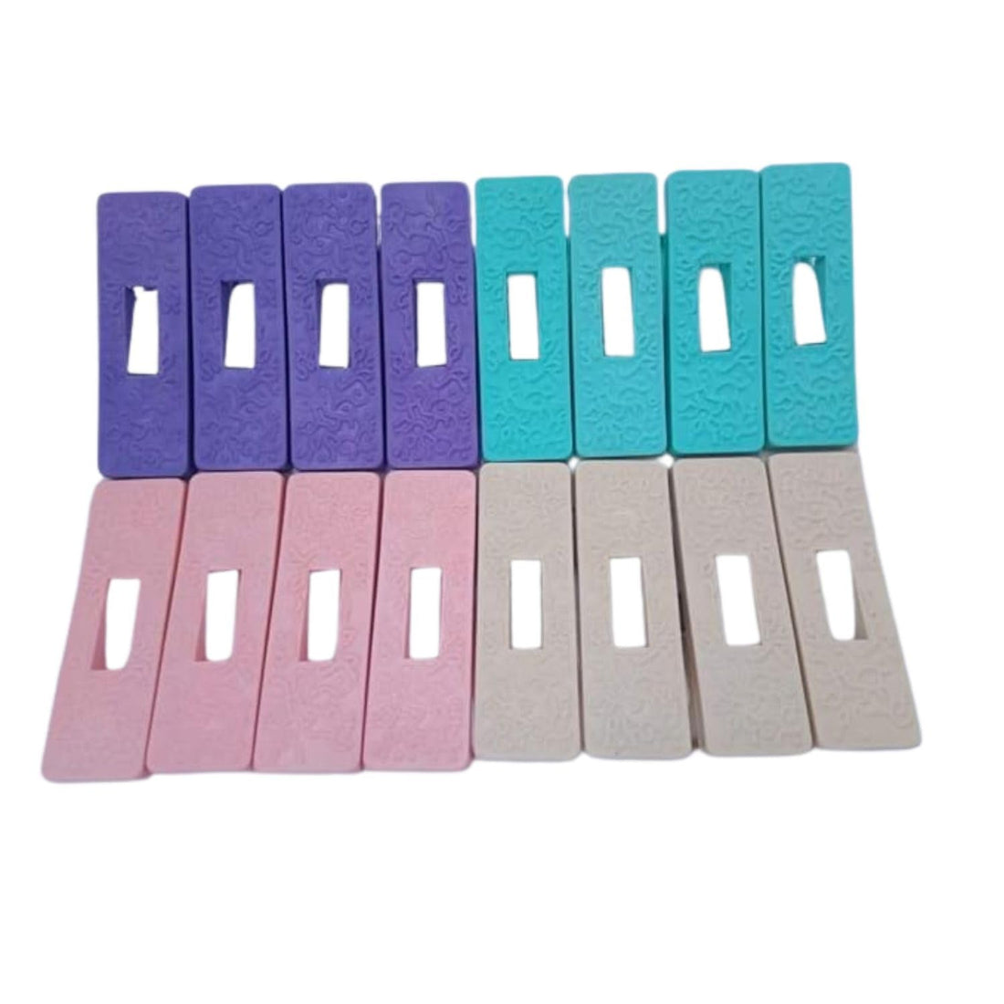 Decorative Floral Pattern Drawer Organisers, Set of 12, Pastel Pink, Mint Green and Purple