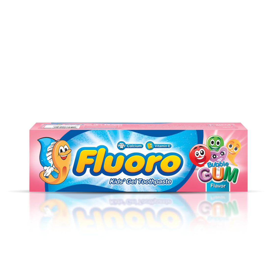 Fluoro Kids Toothpaste with Bubble Gum Flavour 50gm
