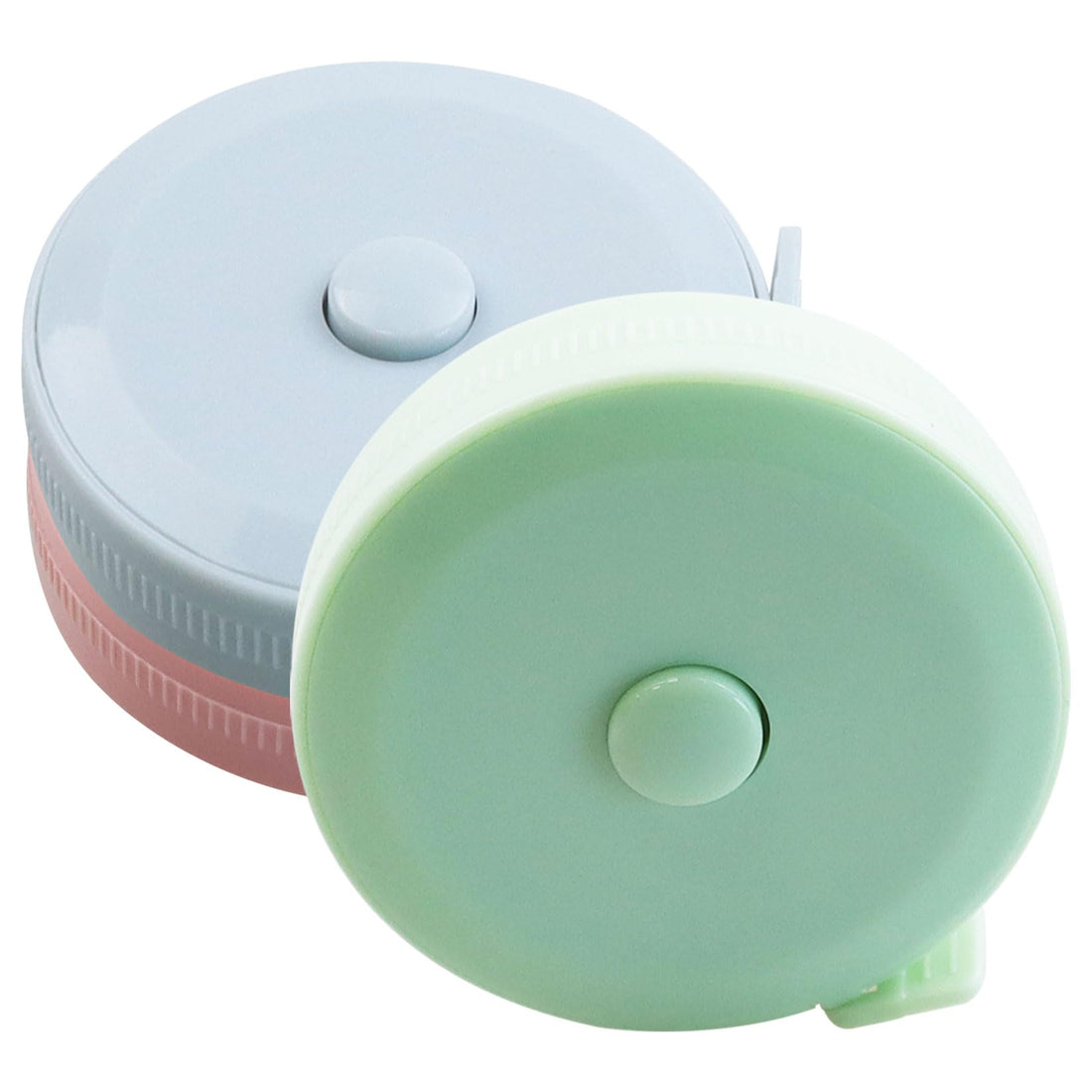 Small Retractable Tape Measure, 1.5 Meters /4.92 ft Body Measuring Tapes for Sewing, Tailors, Pack of 3, Multicolour Soft Measurement Supplies
