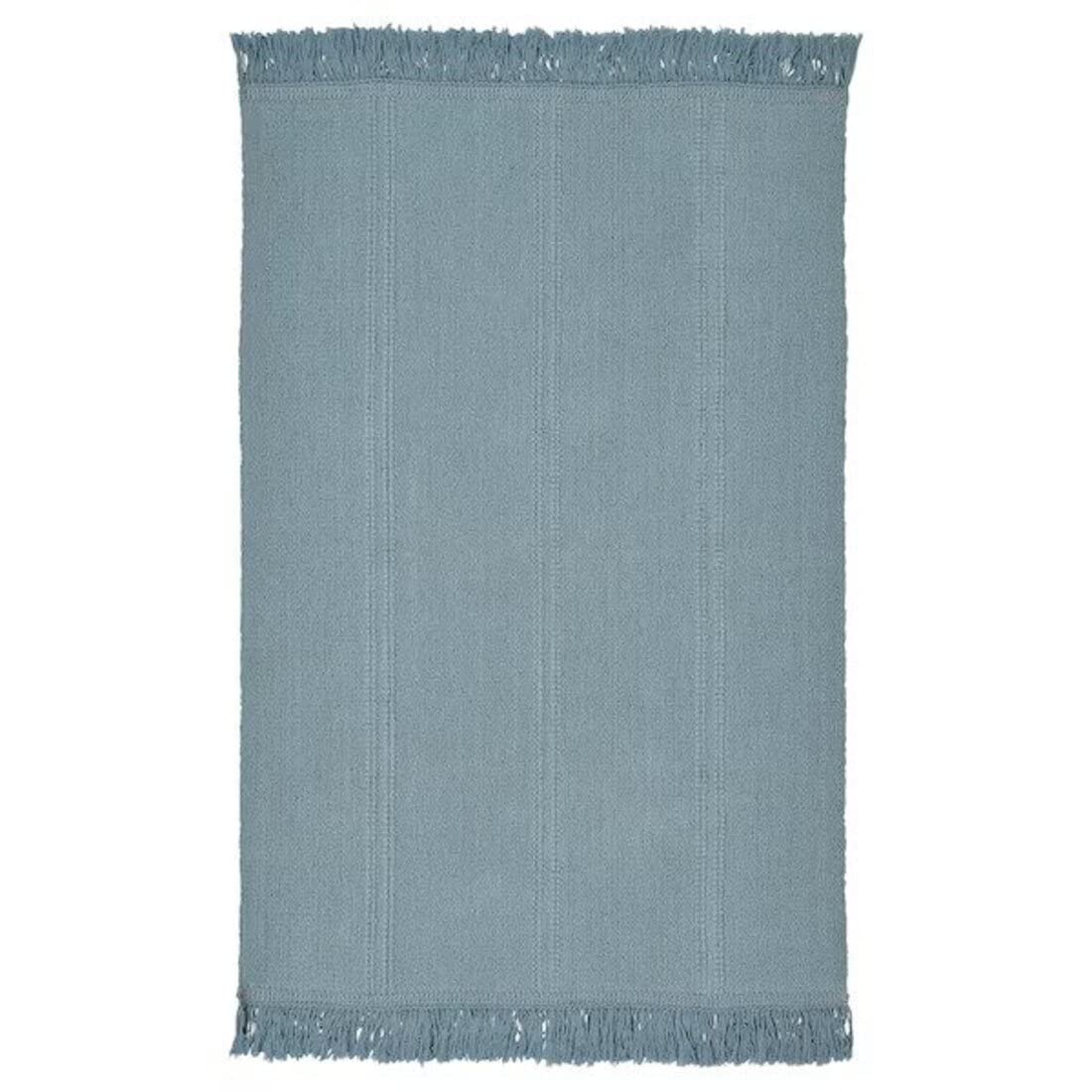 Digital Shoppy SORTSÖ Rug, flatwoven, light blue, 55x85 cm (1 ' 10 "x2 ' 9 ")
