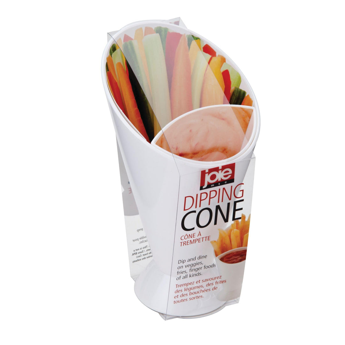 French Fry Cone, White