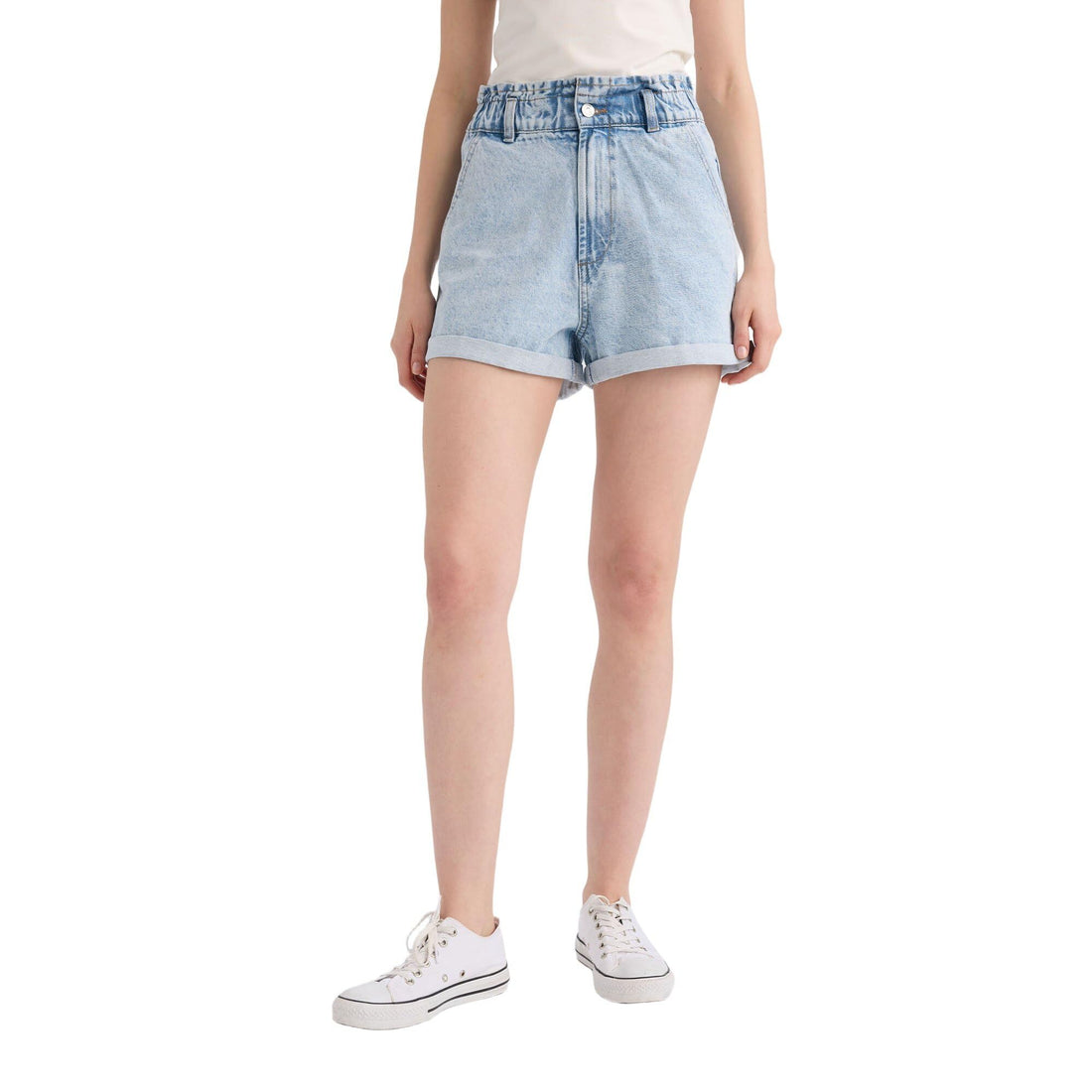 DeFacto womens Special Collection Denim Paperbag Short E1150AX Shorts