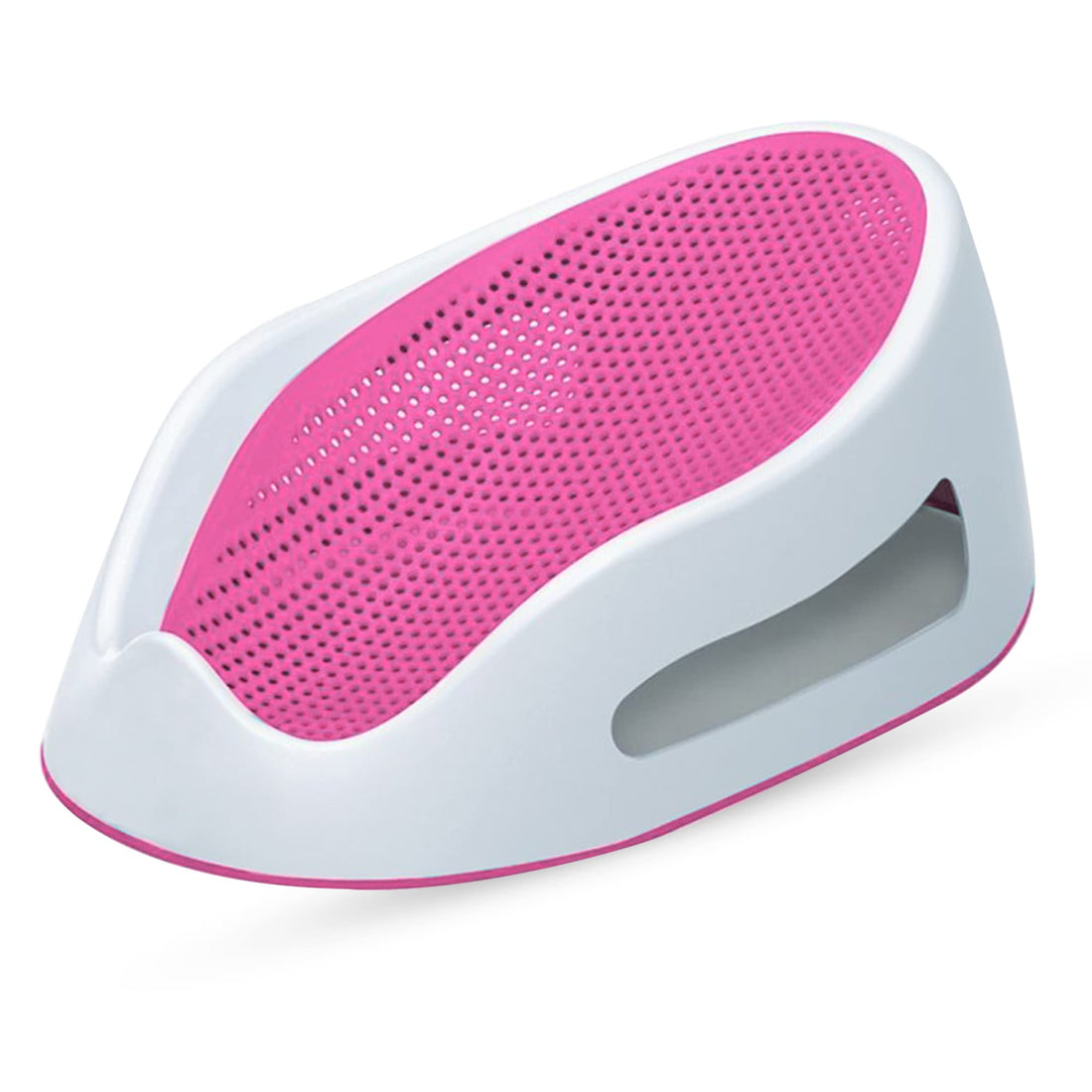 Baby Bath Tub (Blue/Grey/Pink) | Ideal Baby Bath Support for Babies Less than 12 Months Old | Non-Slip Secure Infant Baby Bather With Inclined Headrest (Pink)