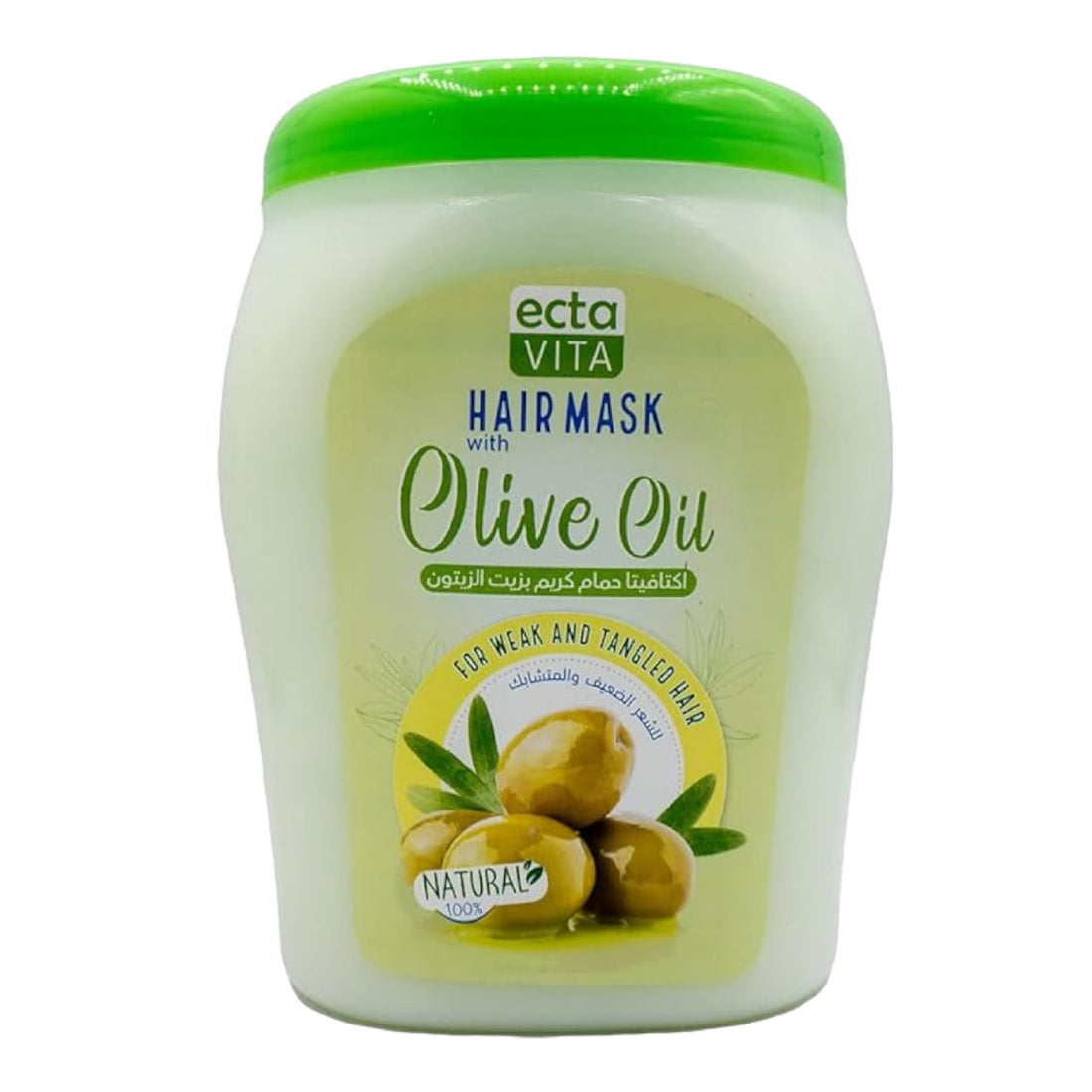 Ectavita Hair Mask For Weak And Tangled Hair Natural 100% With Olive Oil-1000gm