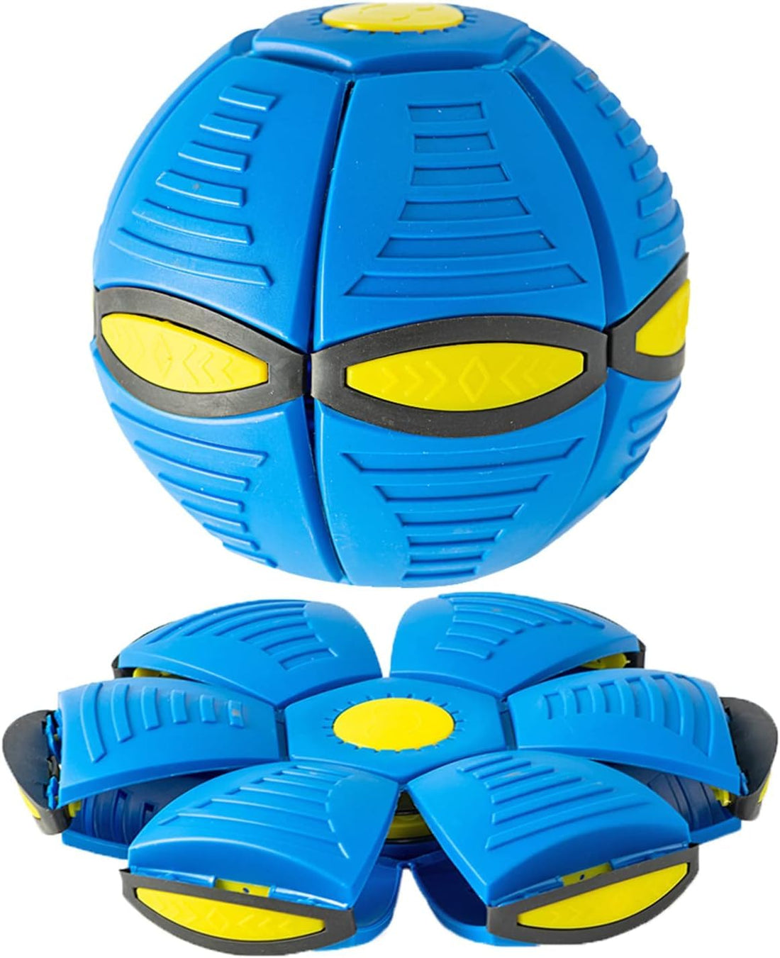 Pet Toy Flying Saucer Ball for Dogs, Magic Ball Toy, Portable Flying Saucer Toys Stomp Magic Ball Childrens Toy, Magic UFO Ball, Creative Decompression Ball Pet Toy for Kids Outdoor (Blue)