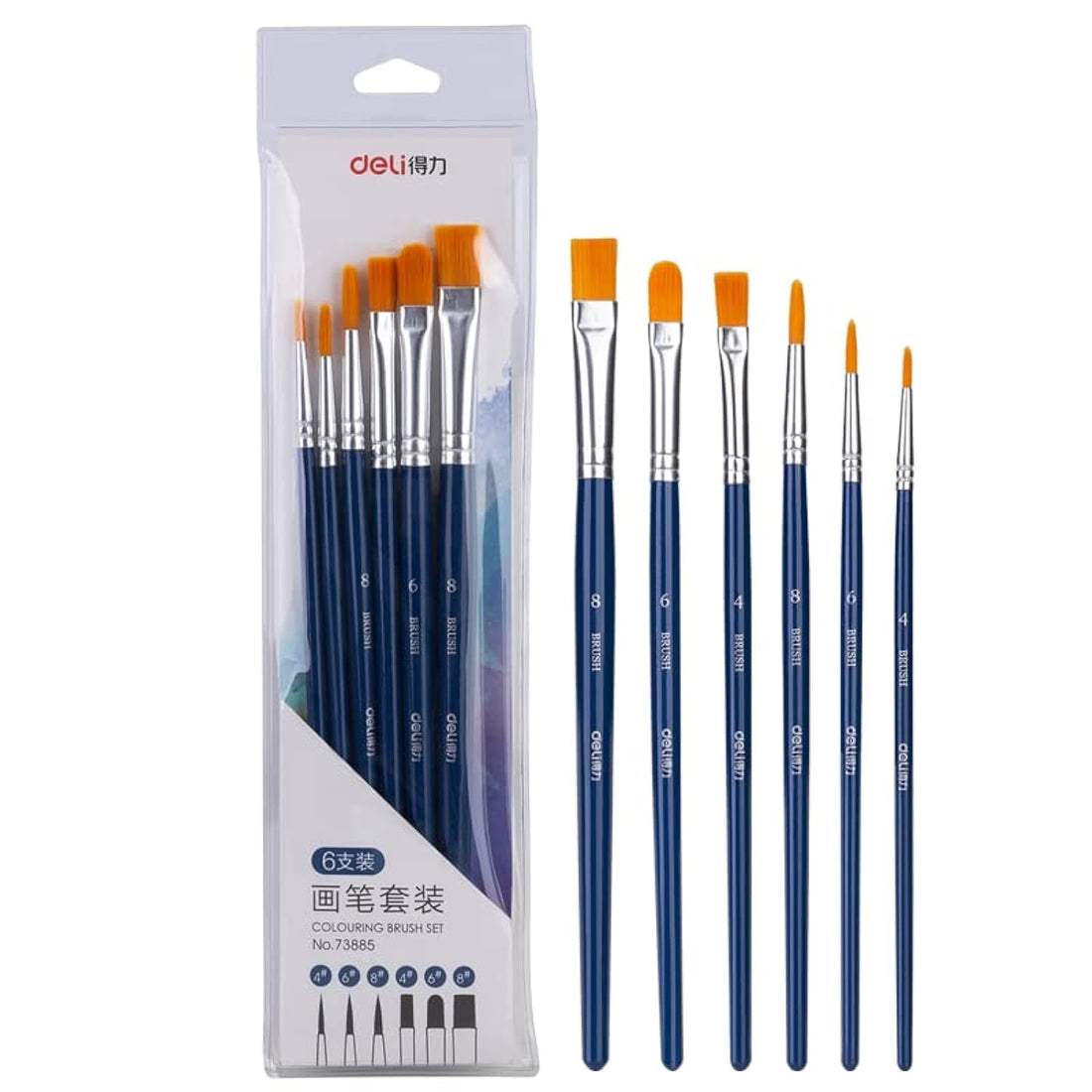 Deli brush set 6 pieces