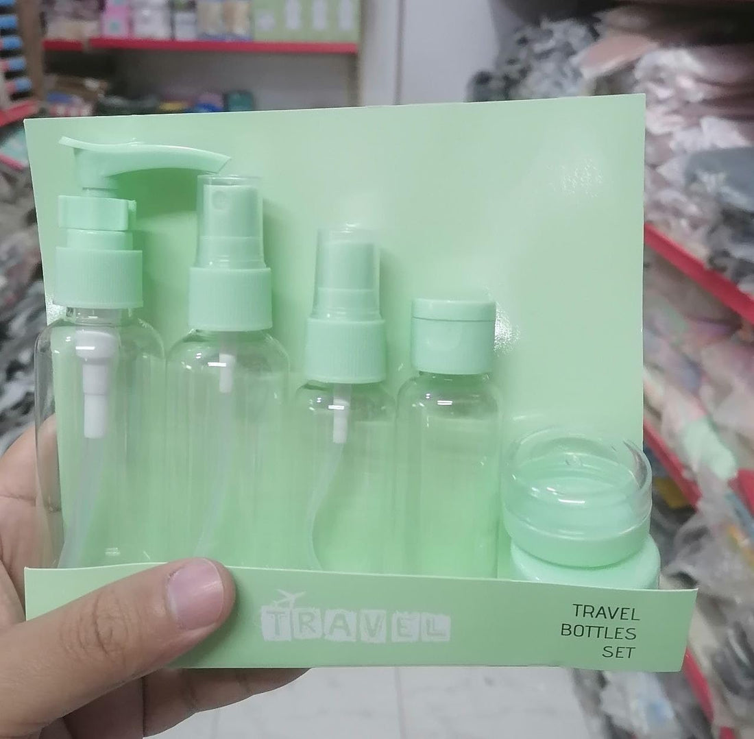 Start Your Adventures Prize Boxes (Refill Kit) 6 Pcs Reservation Kit (Pump + 2 Bottles + 1 Tall Pack + 2 Cream Packs) & Bag - Generic