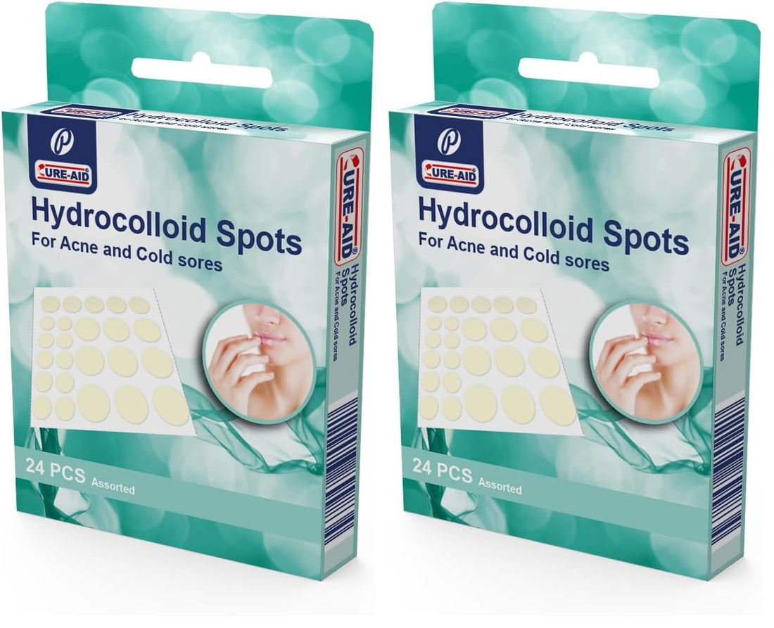 Generic Hydrocolloid spots for acne and cold sores Skin Tone Pill Sticker (Pack of 2)