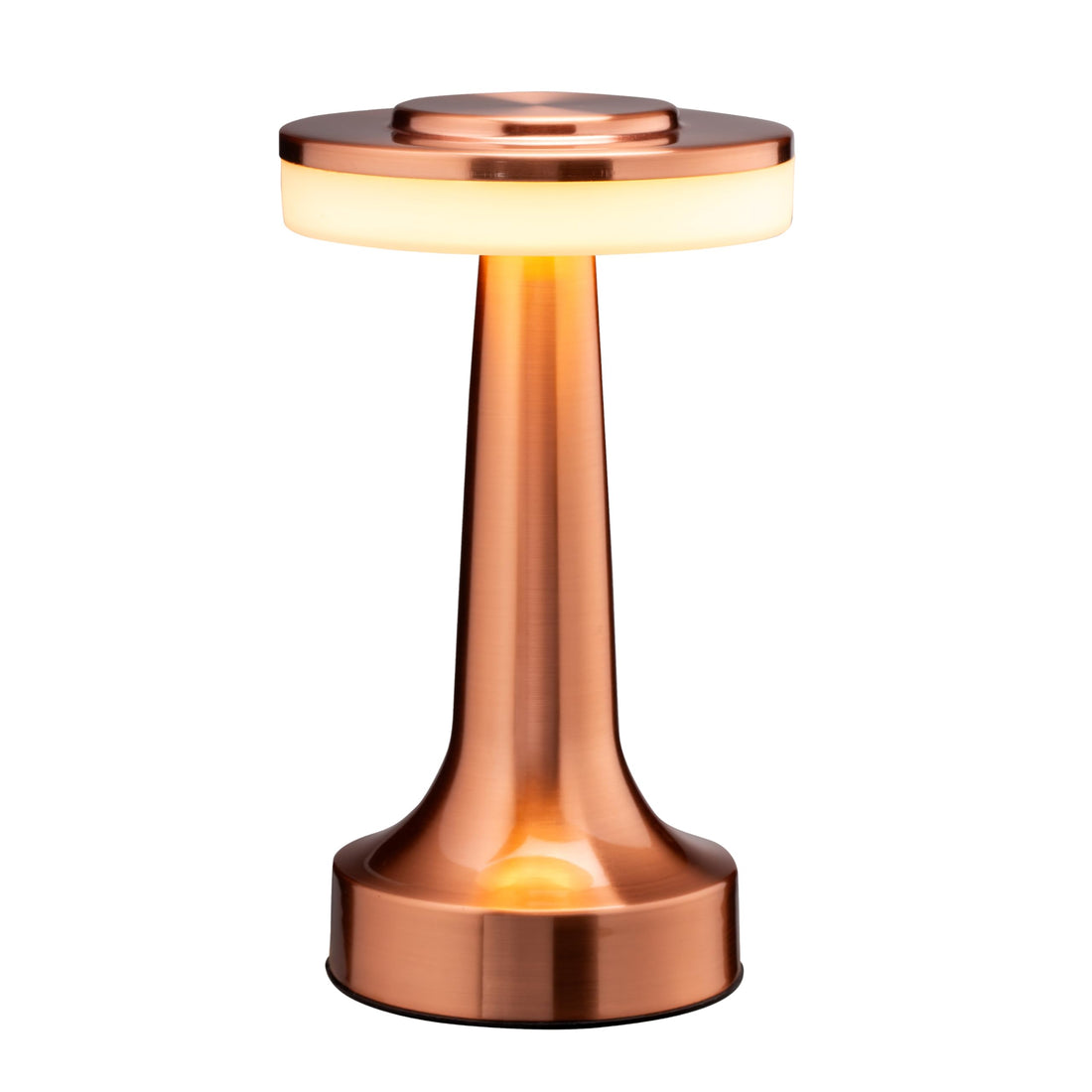O'Bright Portable LED Table Lamp with Touch Sensor, 3-Levels Brightness, Rechargeable Battery Up to 48 Hours Usage, Night Light for Kids Nursery, Nightstand Lamp, Bedside Lamp (Rose Gold)