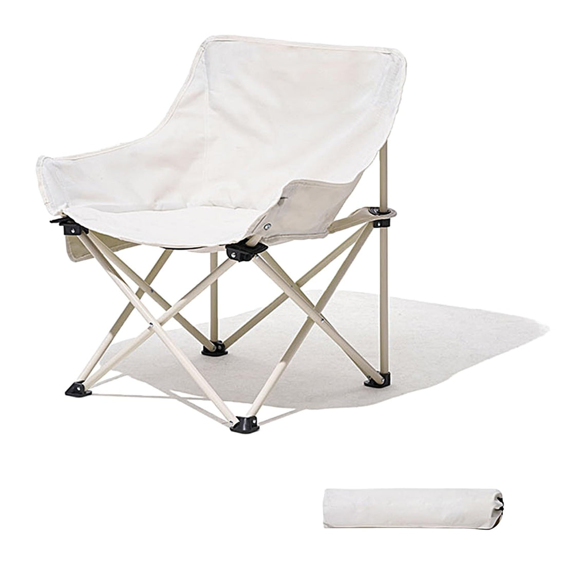 DELURA Portable Ultralight Folding Chair - Compact, Lightweight Foldable Chairs for Hiking, Mountaineering, Beach, Outdoor Use (Color : A)