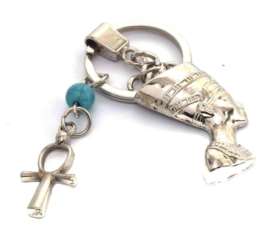 immatgar pharaonic Nefertiti keychain keyring ancient Egyptian souvenirs gifts for men and women from egypt