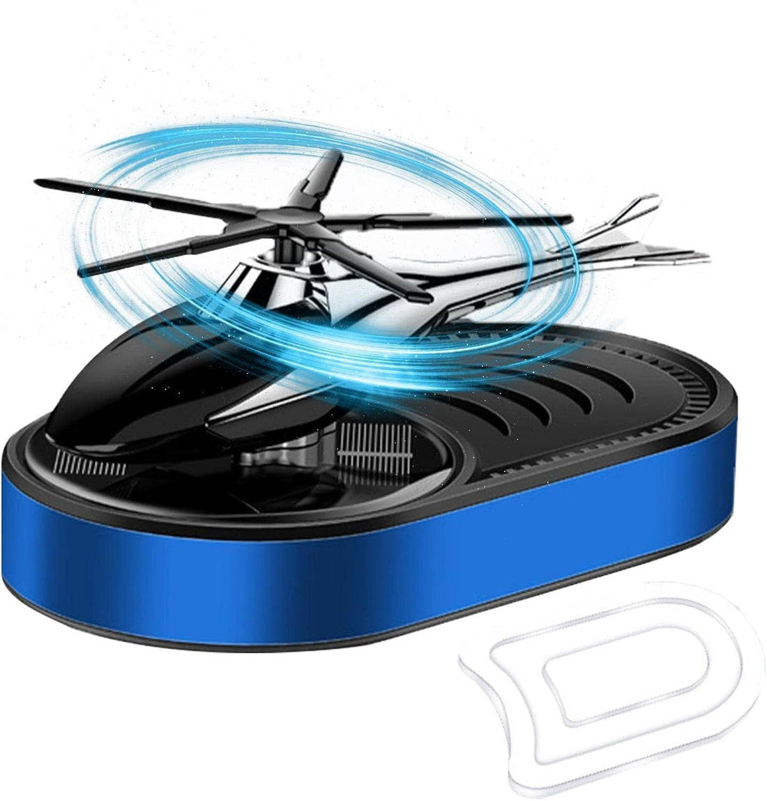 Car Air Freshener, Solar Powered Car Aroma Diffuser,Rotating Helicopter Shape for Bedroom, Car… Multi Color