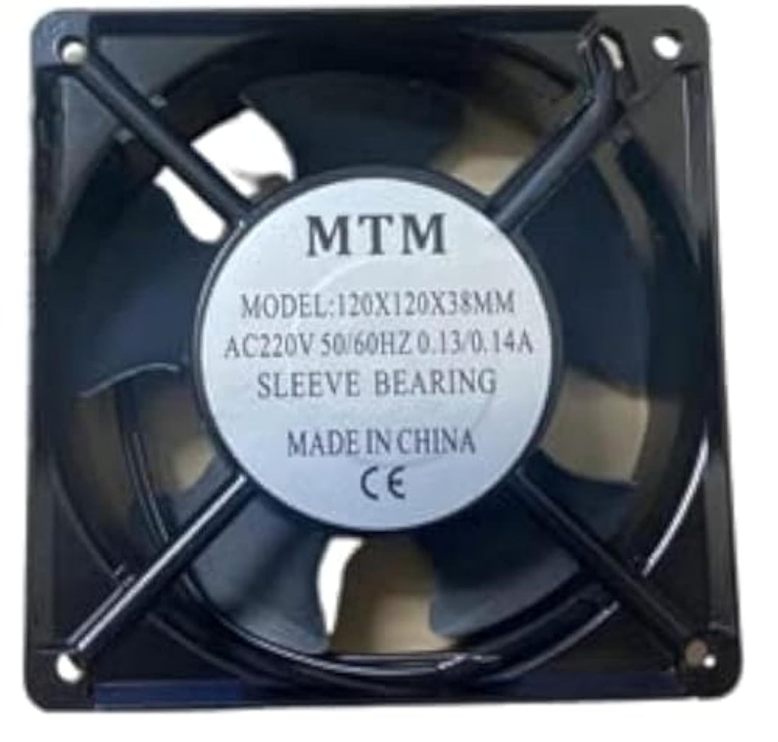 Generic 12*12 cm Fan DC 220V-0.14A, 10cm Length, 12cm Width, 10cm Height, 2800rpm, 6-Pin, Desktop, Laptop, Graphics Card, Power Supply