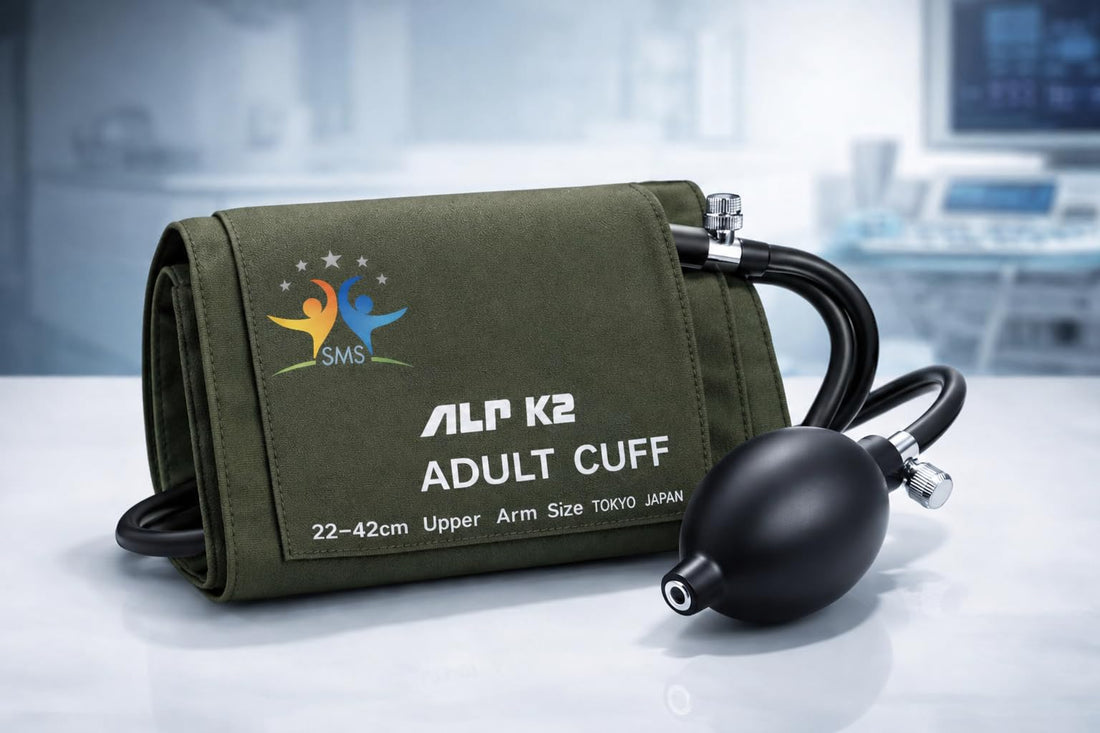 ALP K Cuff Blood Pressure Monitor for Adults, Large Size 22-42cm, Waterproof Material, Mercury Compatible, with Inflation Pump