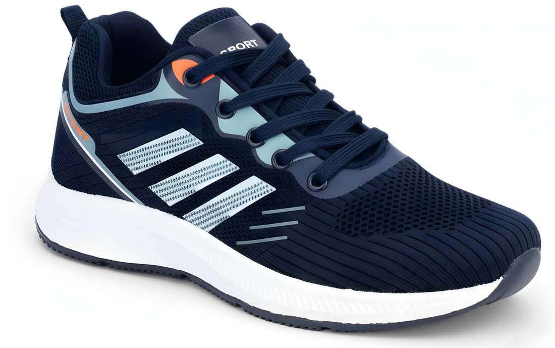Men's Casual Sneakers - Premium Materials - Very Comfortable - Shock Absorption Sole - Lightweight - With Professional Design For Superior Foot Breathability