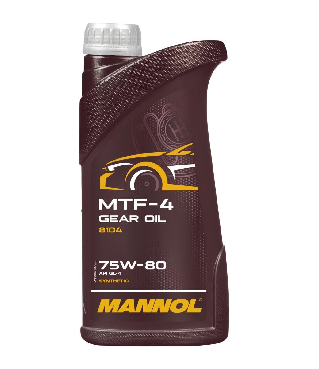 Mannol MTF-4 Full Synthetic Gear oil, 75W80 GL-4-1 Liter
