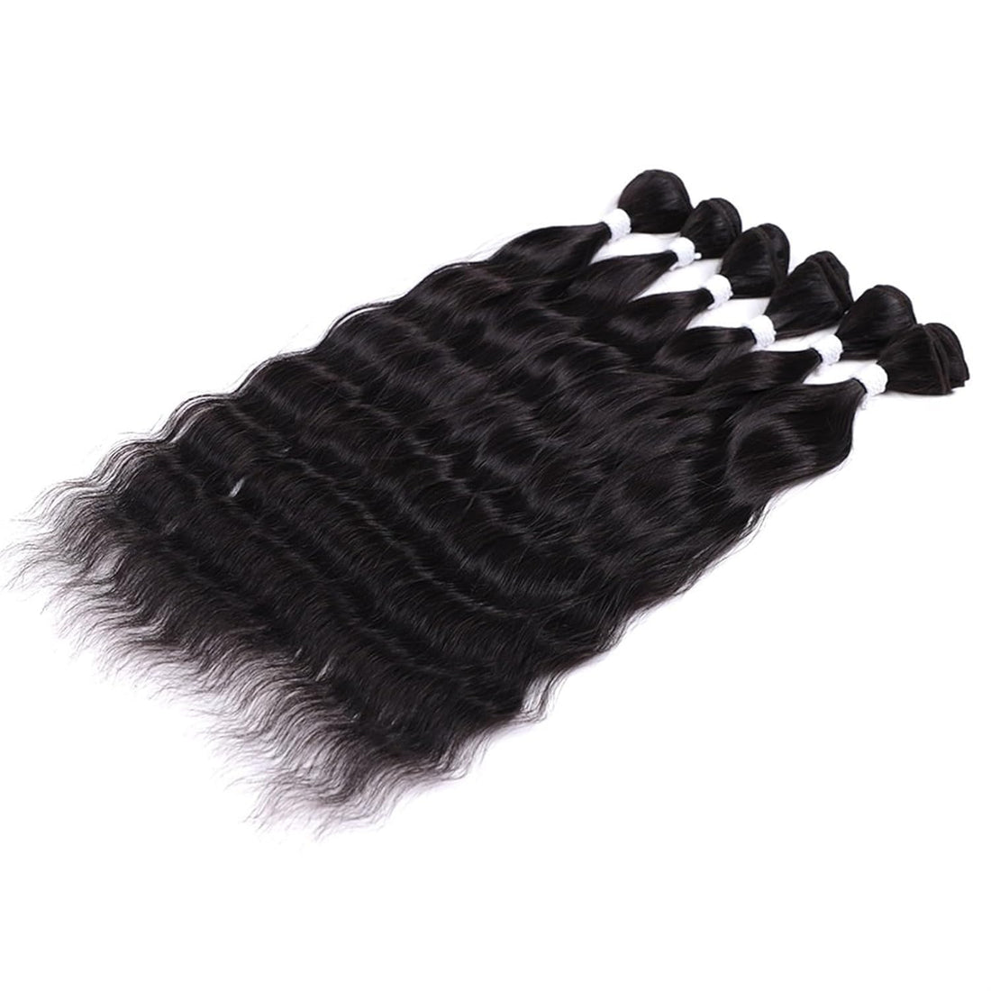 Bundles Body Wave Synthetic Hair Bundles 26 Inch Hair Extensions 60g/Bundle Double Weft Hair Bundles,(6Pcs-ROSE DEEP -N4)