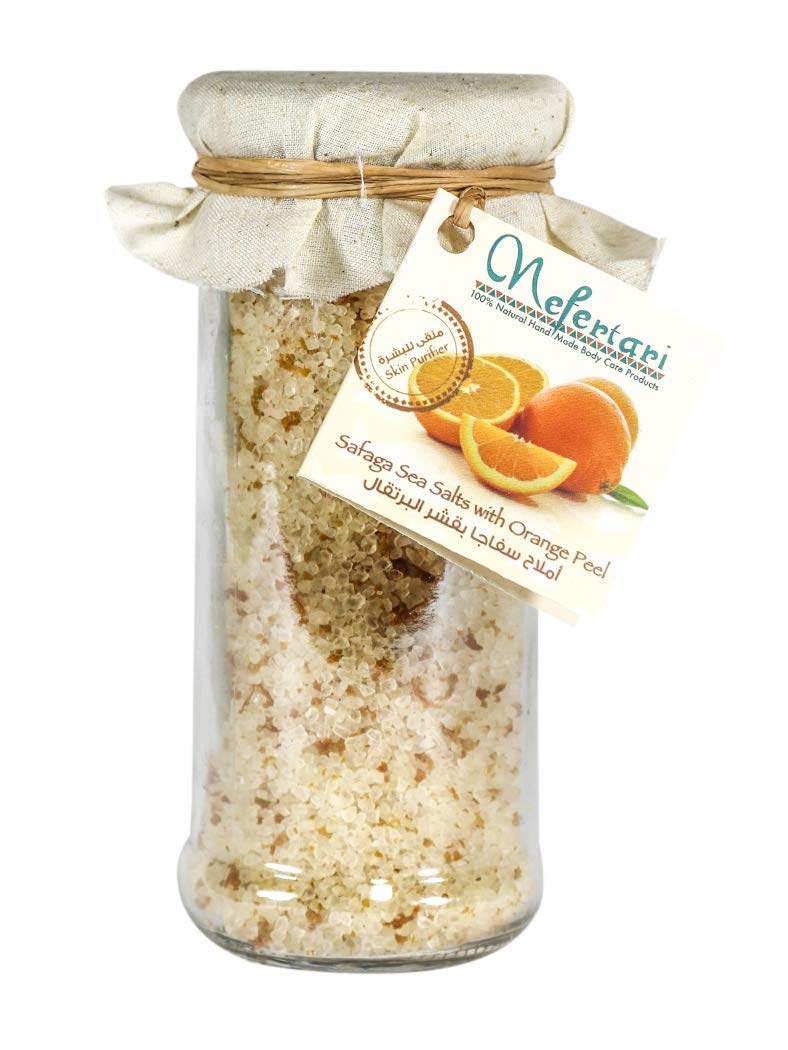 Nefertari Safaga Sea Salts with Orange Peel, 250 ml