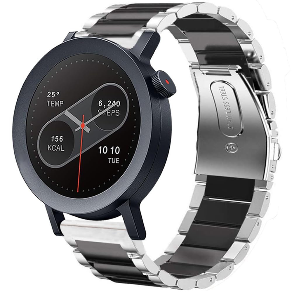 Blueshaweu 22 mm Bracelet Compatible with CMF Watch Pro 2 Smartwatch 1.32 Inches, Classic Stainless Steel Watch Strap