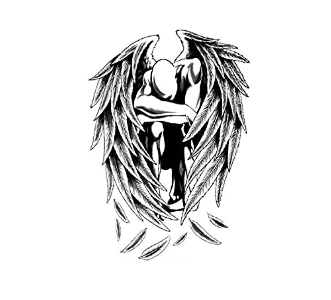 Full Back Large Tattoo Sticker Waterproof Lasting Tattoo Arm Totem Tattoo Sticker