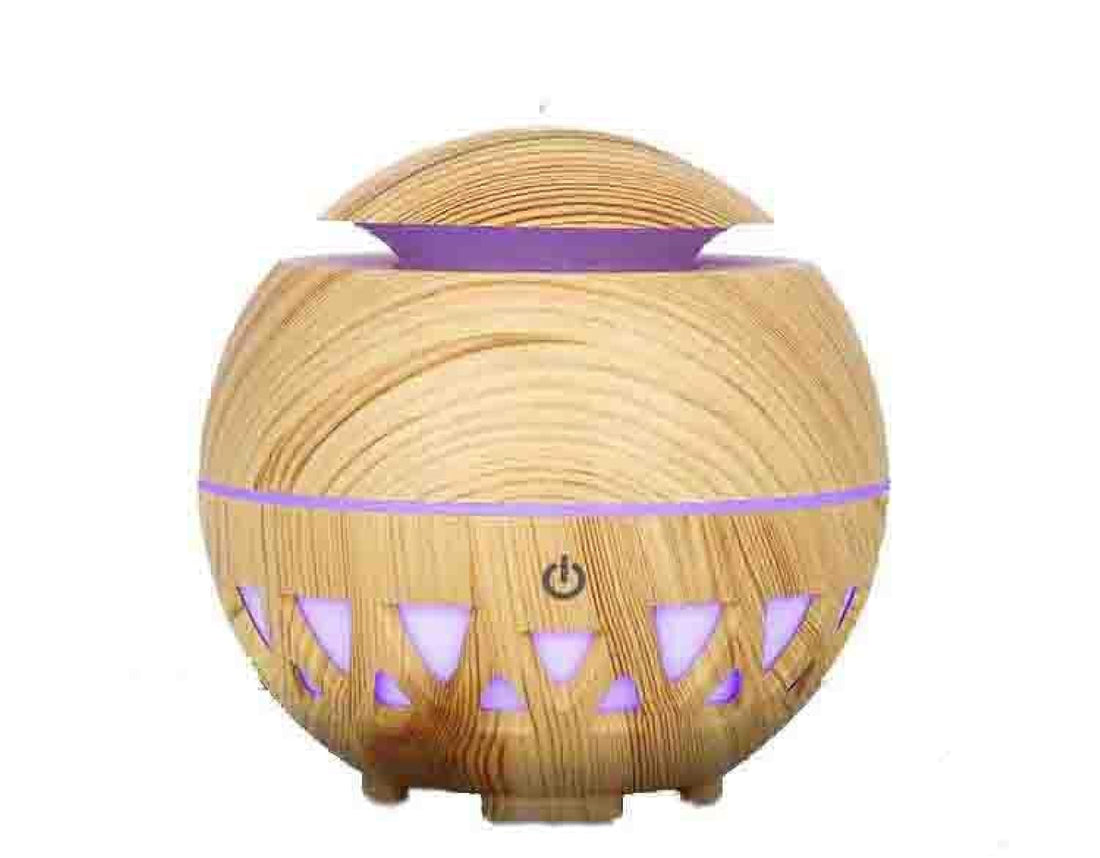 Humidifier Triangles Mini Ultrasonic Gorgeous Aroma Diffuse Light 7 Color - Wood Light