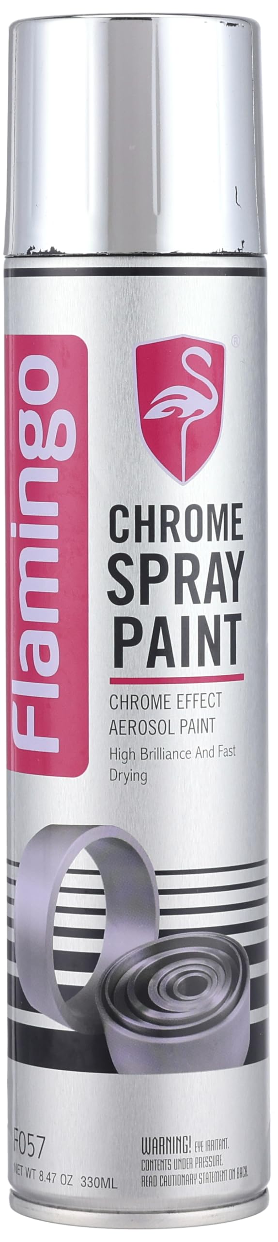 Flamingo Extreme Professional Chrome Effect Spray Perfect Finish - 330 ML