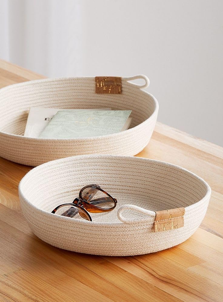 MacrameStore- Cotton Accessories Organizer – 20 cm - منظم إكسسوارات قطني