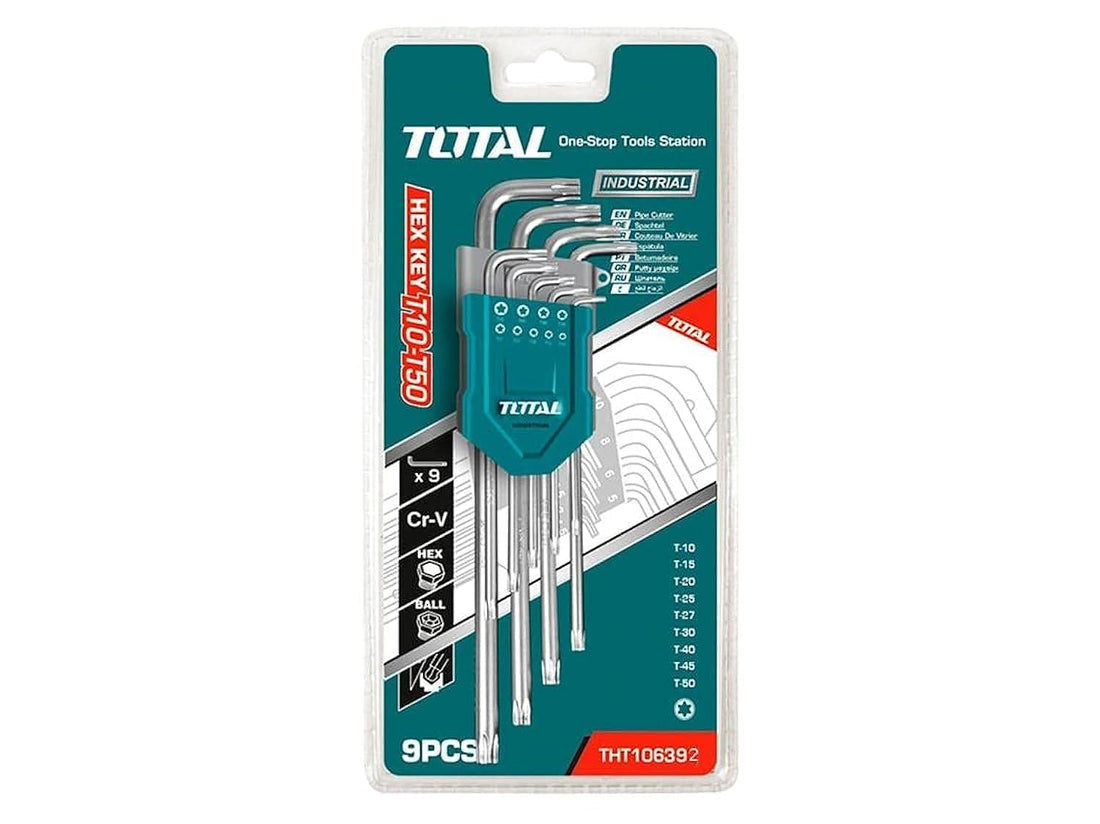 Total torx key set - 9 pieces - tht106392