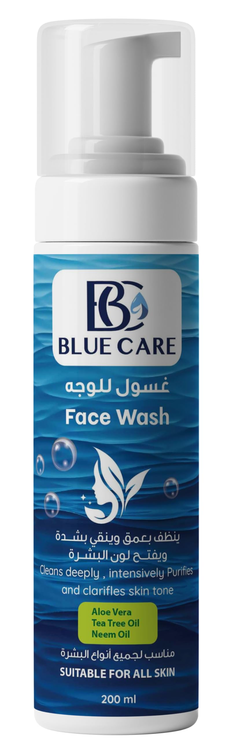 Blue Care Facial Cleanser – Deep Cleansing, Acne-Fighting & Refreshing Glow
