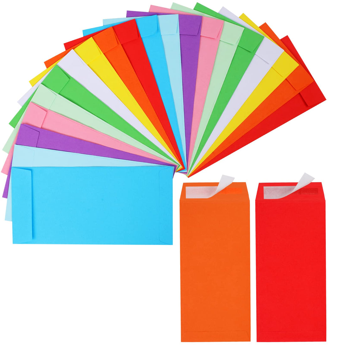 Joyberg Cash Envelopes -120 Envelopes Money Saving Challenge, 3.2x6.6inch Money Envelopes for Budgeting, Coins, Checks, Gift Cards & Tickets