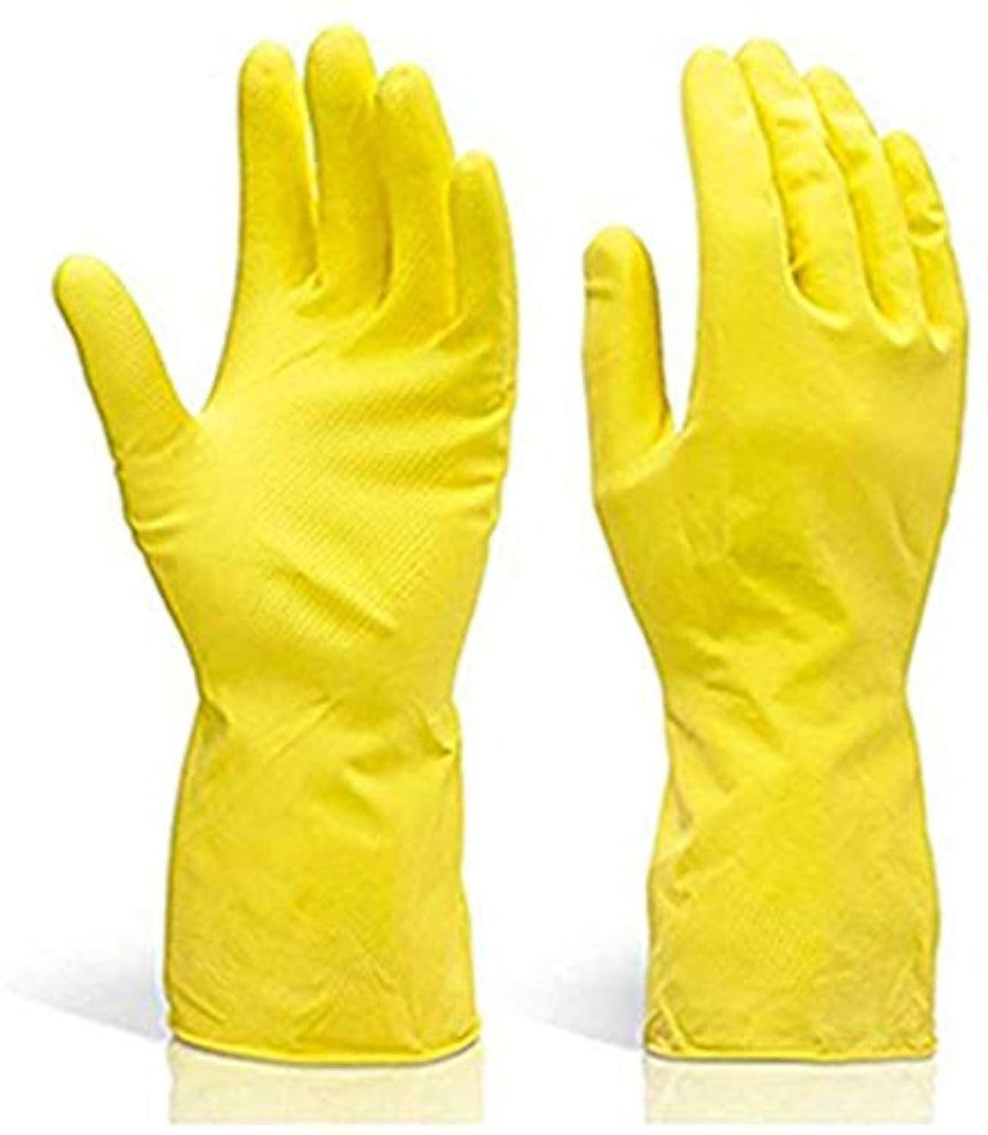 Utilize Cleaning Gloves Reusable Rubber Hand Gloves (Yellow)