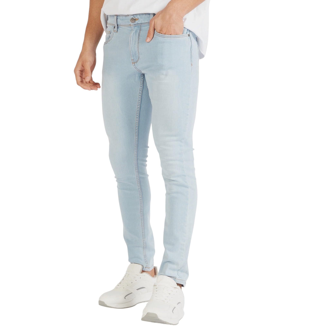 Splash Slim Fit jeans with Pockets and Button Closure BLUE -size 38 6292373921851