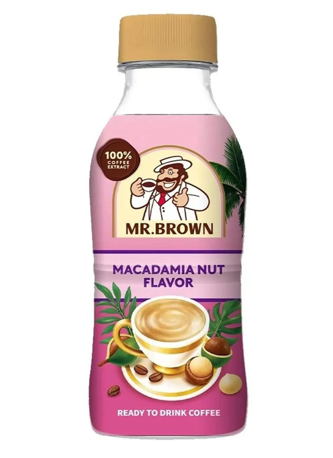 Mr | Brown Iced Coffee Macadamia Nut - 330ml
