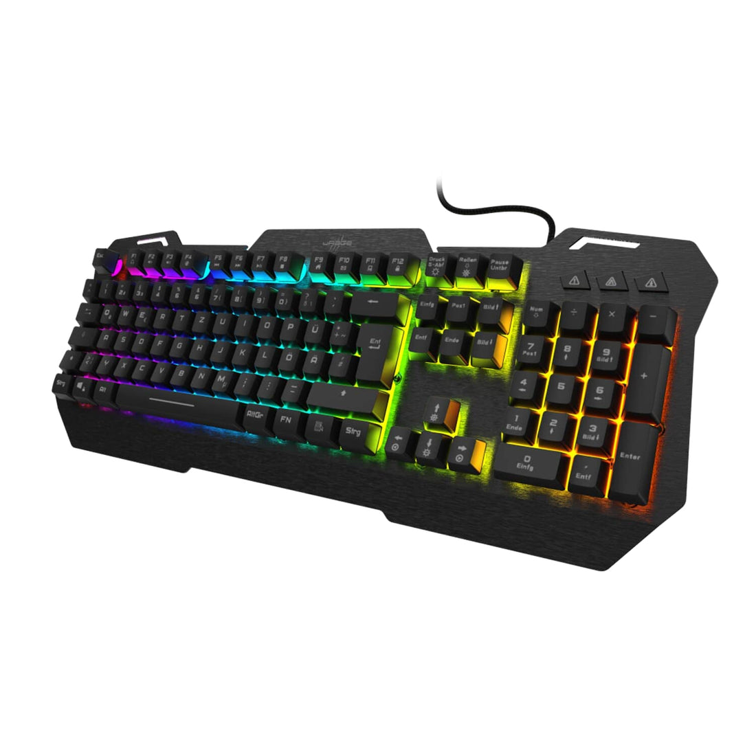 Urage D3186070 Exodus 450 Metal Gaming Keyboard, Black