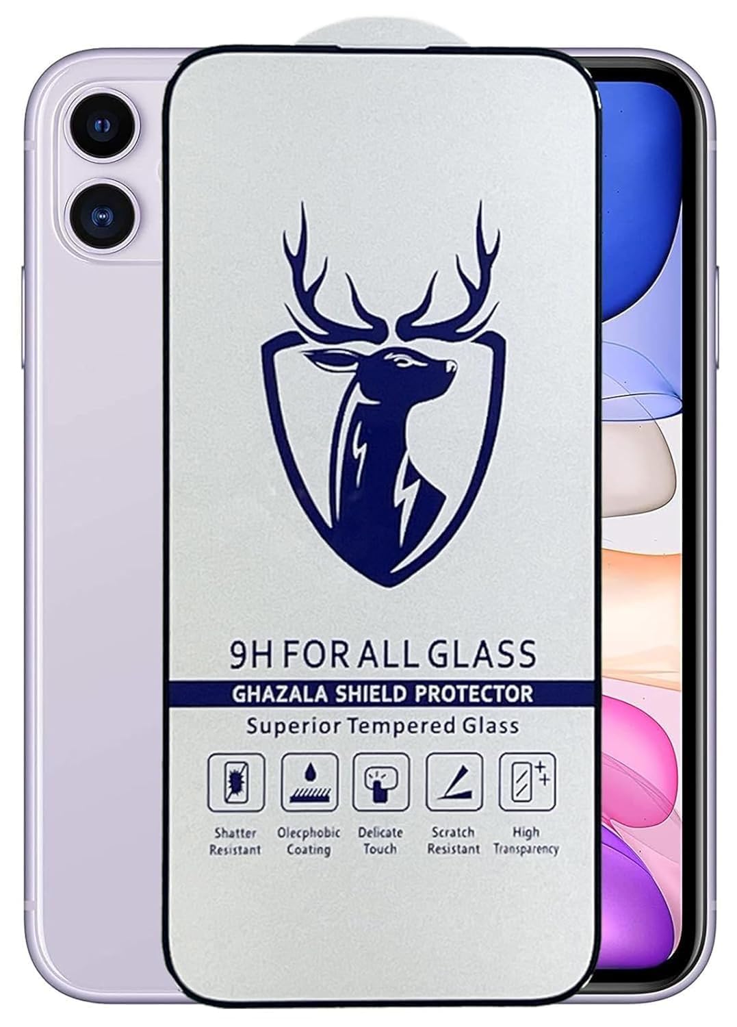 9H Deer Tempered Glass Screen Protector for Apple iphone (11 / iphone Xr)