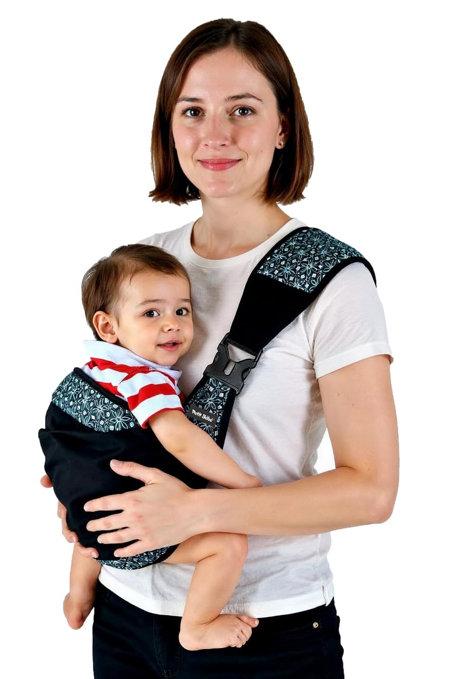 Petit Bebe Baby Sling Carrier Vea Black* blue