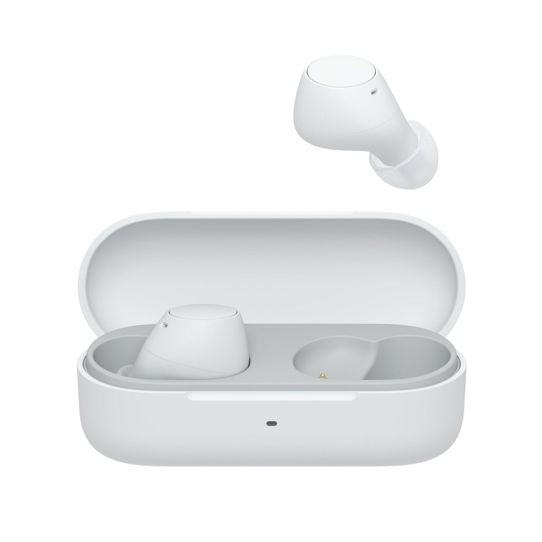 Sony WF-C510 Truly Wireless Earbuds, 22 hours battery life, Clearer hands-free calling, Multipoint Connection, Ambient Sound Mode, IPX4 Water Resistance, White